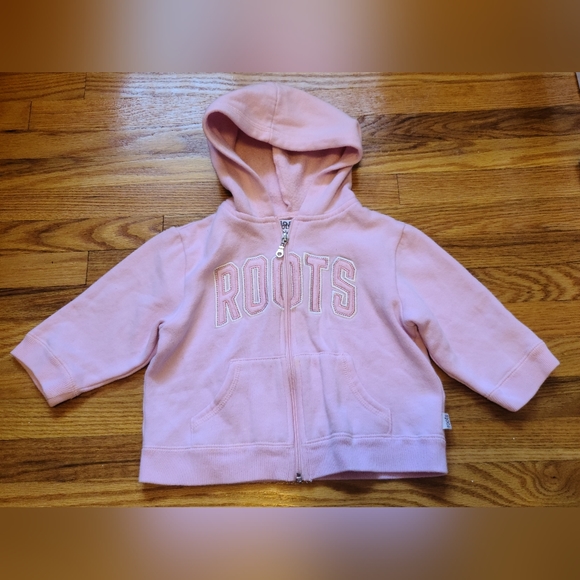 4 for $28 - Roots Girls XL (18-24m) Pink Zip Hoodie - Picture 1 of 4
